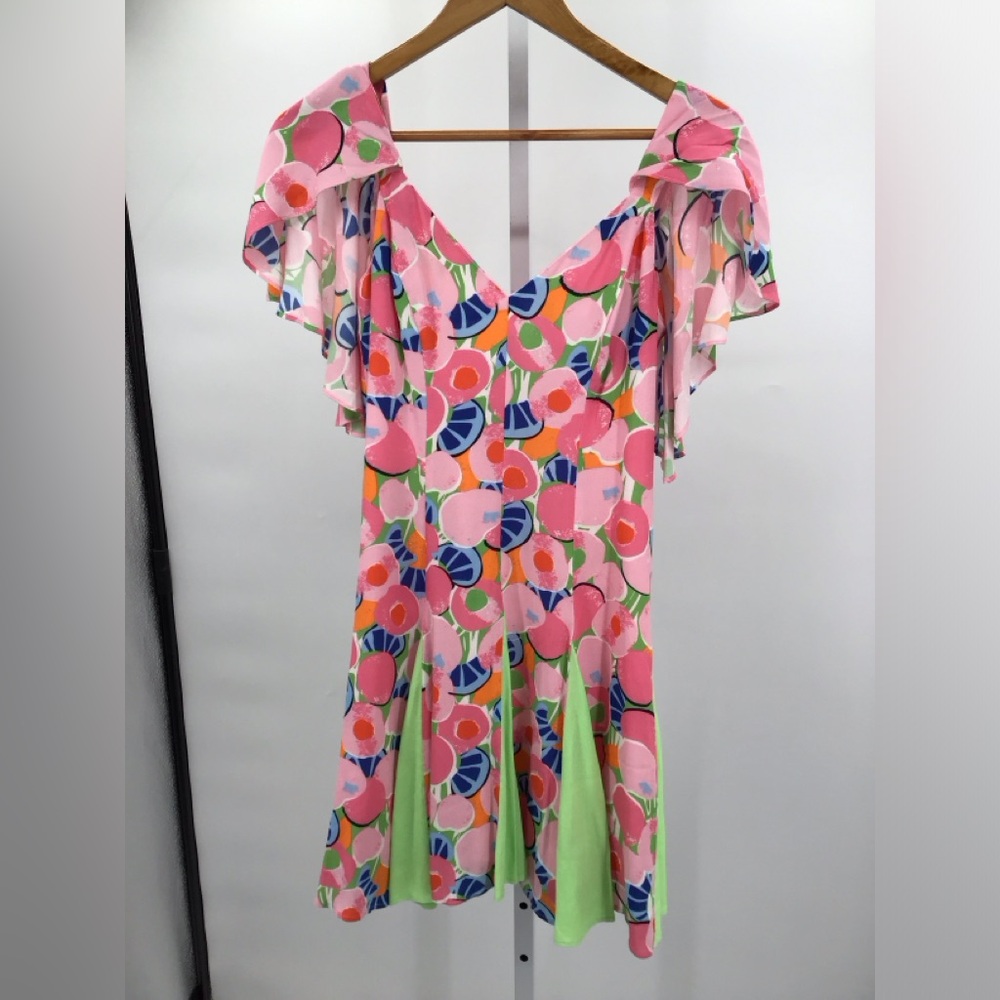 STAUD Multicolor Floral Dress